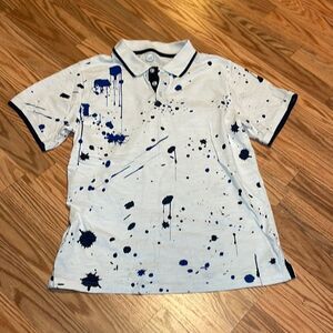  Boy’s paint splashed Polo xxl 18